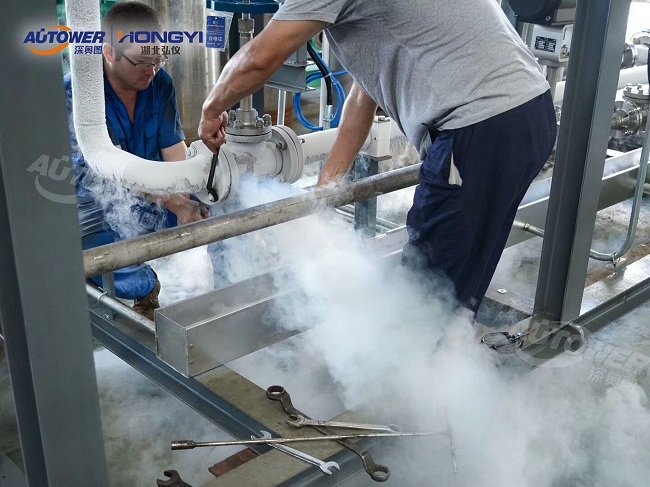 中石油中石化一級供應商深奧圖談裝卸車鶴管的使用方法